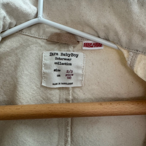 Zara Baby Boy Collection Canvas Painters Jacket - Picture 3 of 3